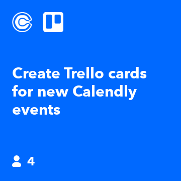 Create Trello Cards For New Calendly Events Ifttt