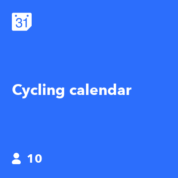 Cycling calendar