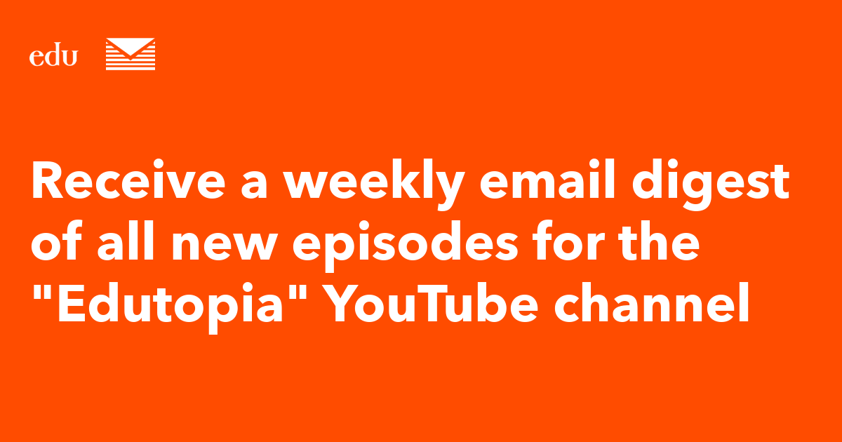 Receive a weekly email digest of all new episodes for the 