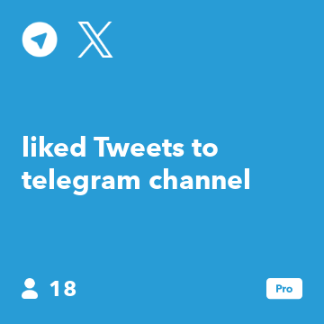 liked Tweets to telegram channel